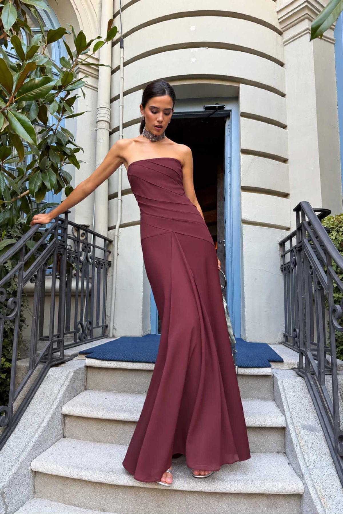 Vestido Leandra Marrón