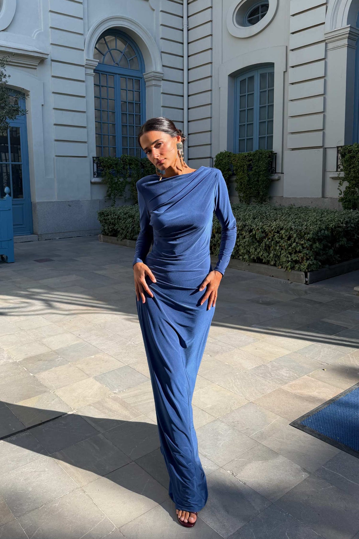 Vestido Maira Azul Cobalto