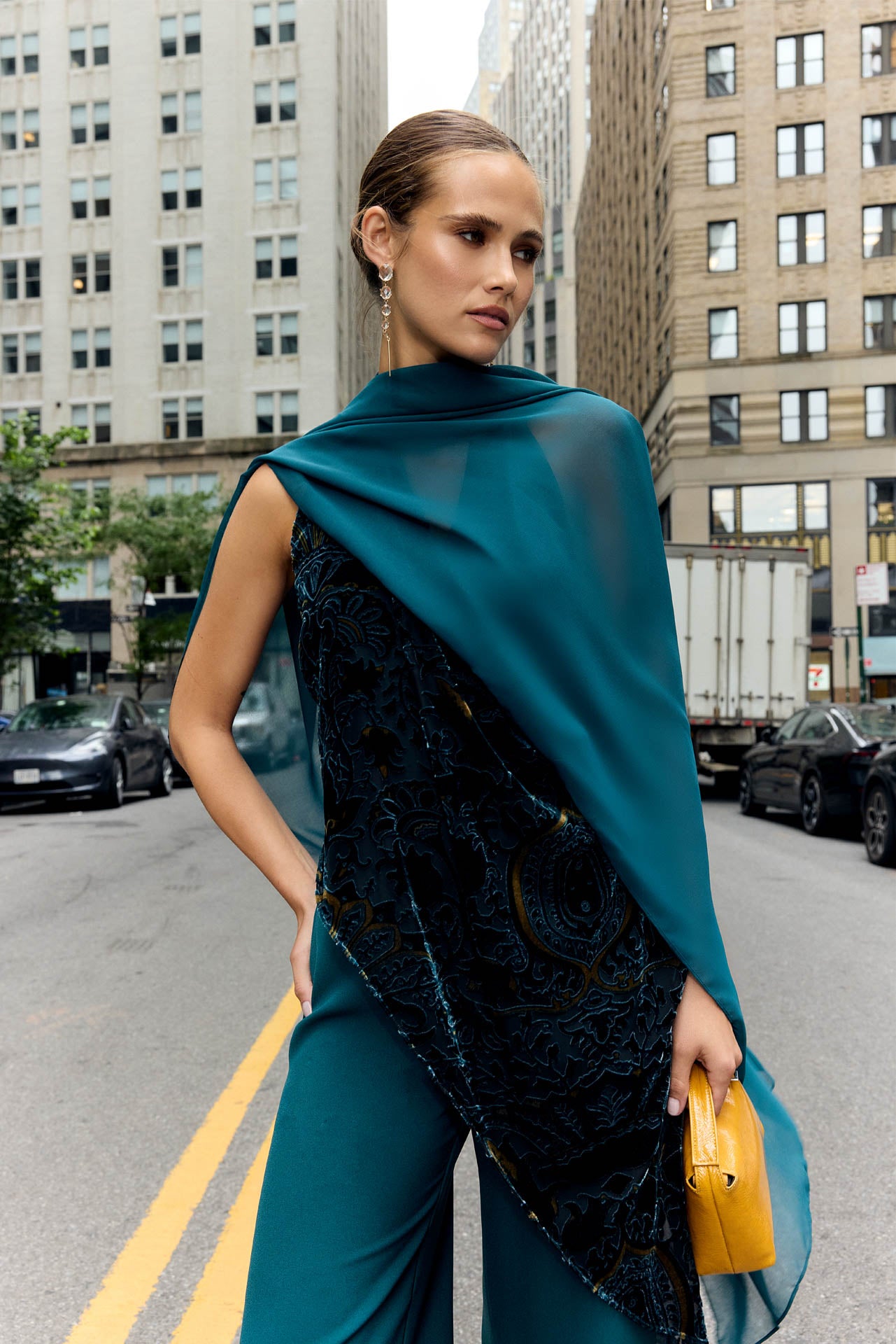 Tosca Teal Shawl