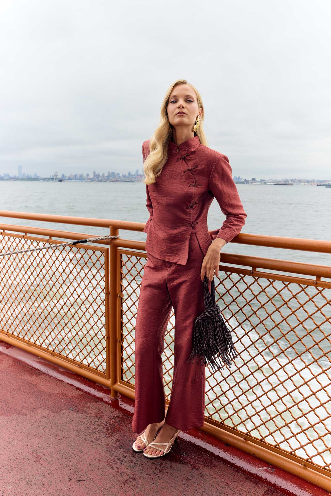 Charlotte Terracotta Trousers