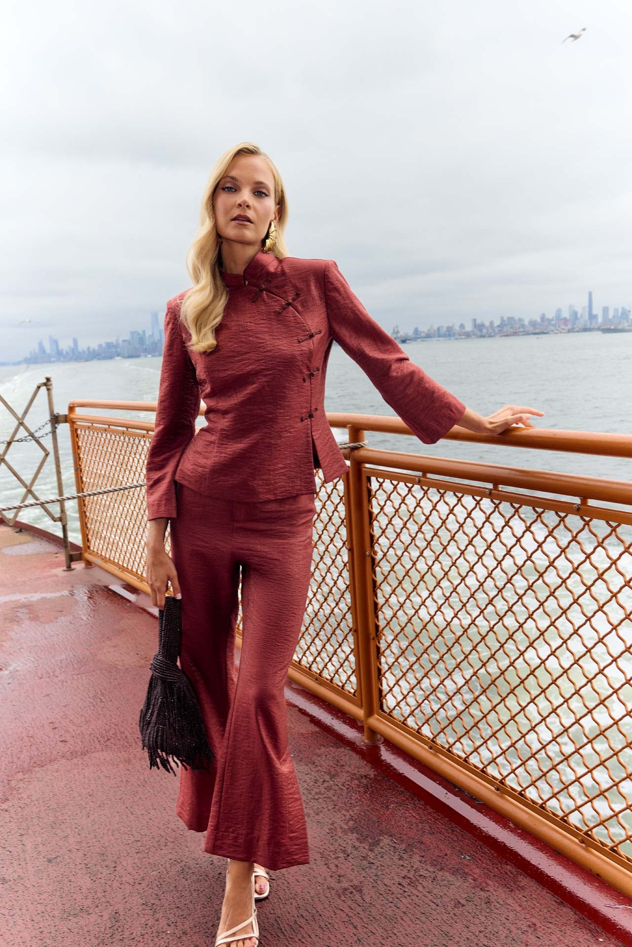 Charlotte Terracotta Trousers