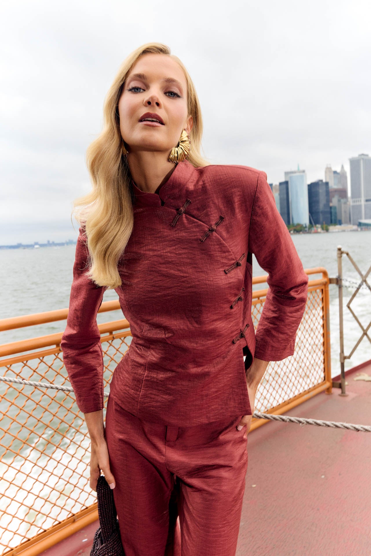 Charlotte Terracotta Blazer