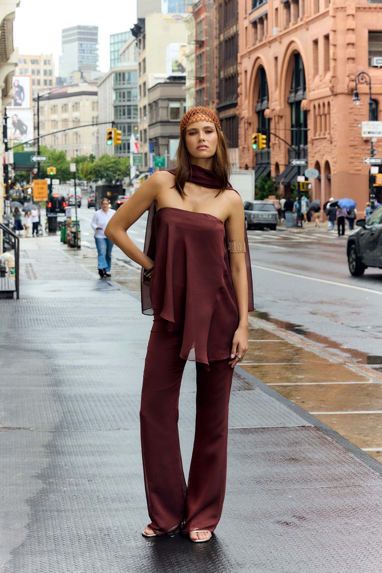 Nolita Brown Top