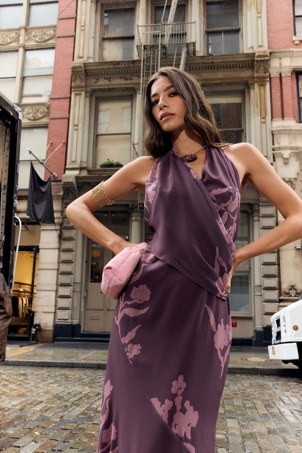 Brooklyn Mirto Wine Dress