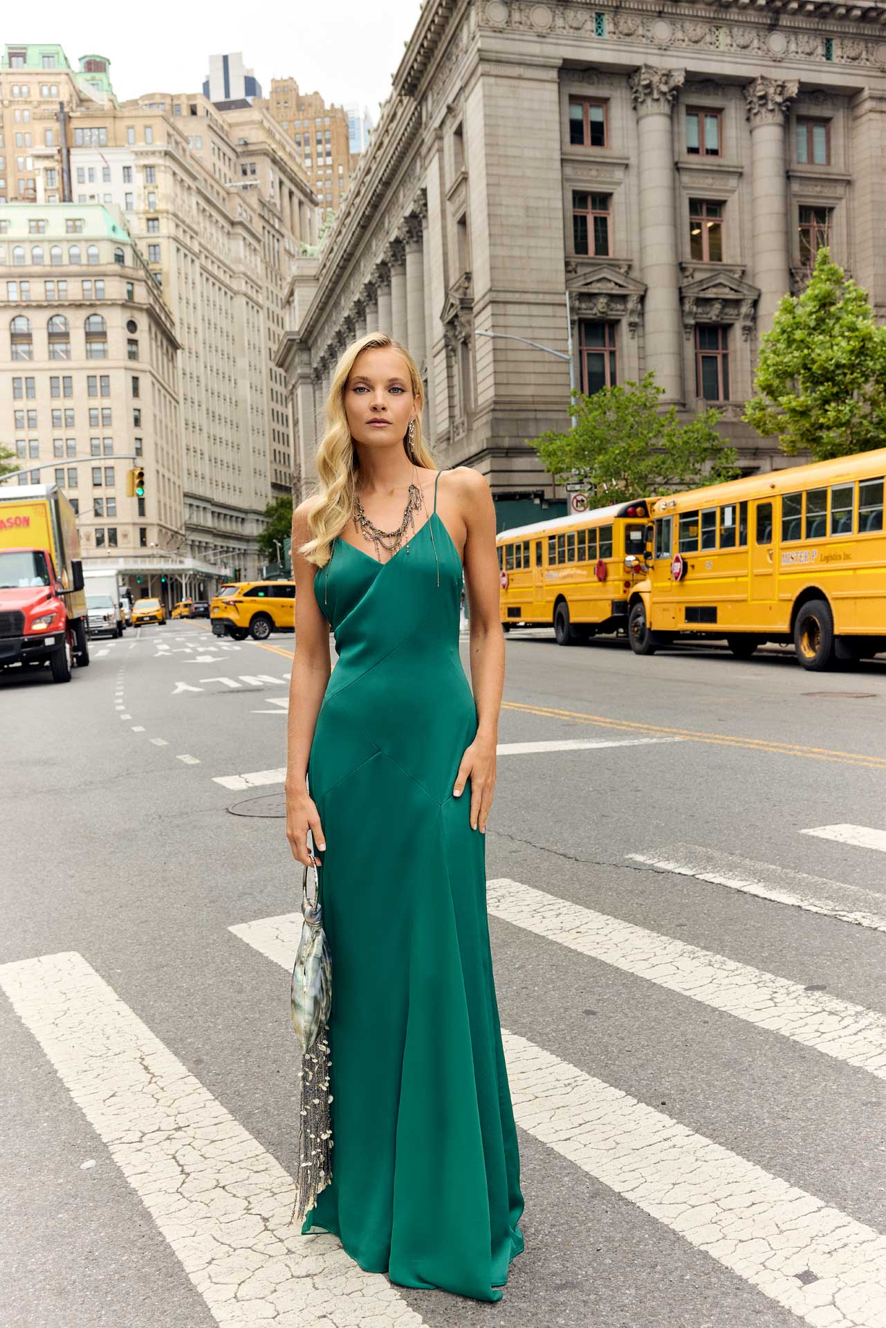 Frances Dark Green Dress