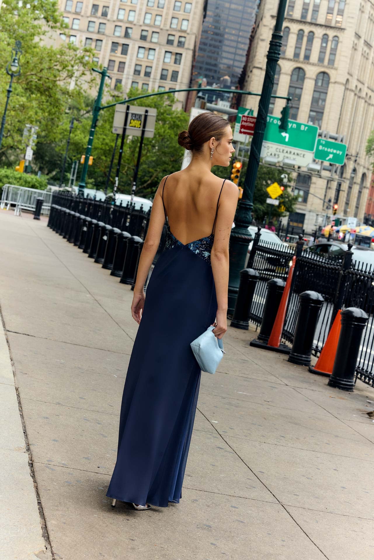 Marlena Navy Dress