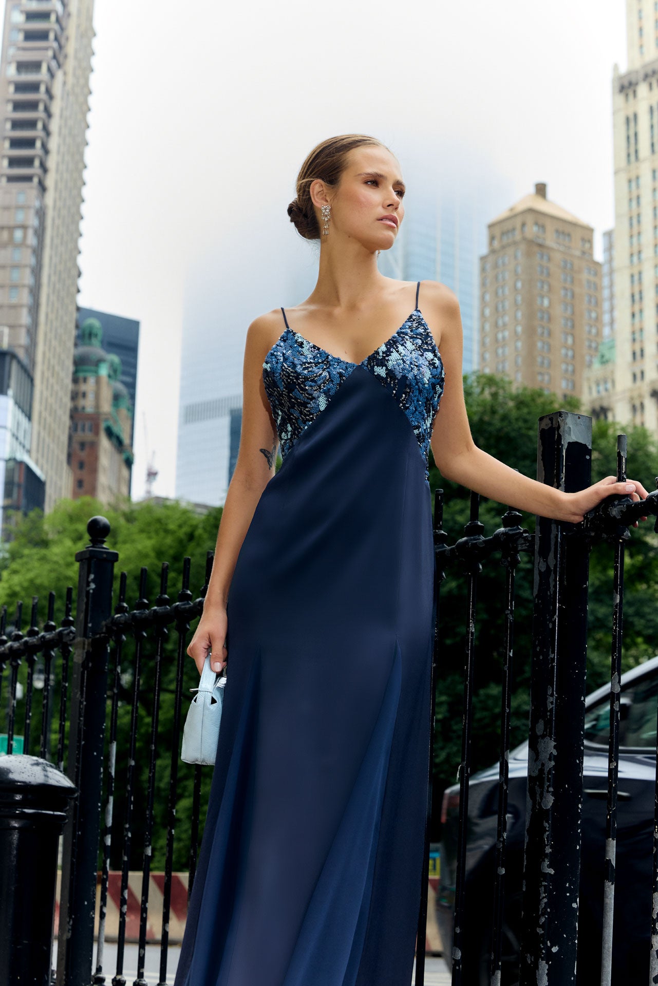 Marlena Navy Dress