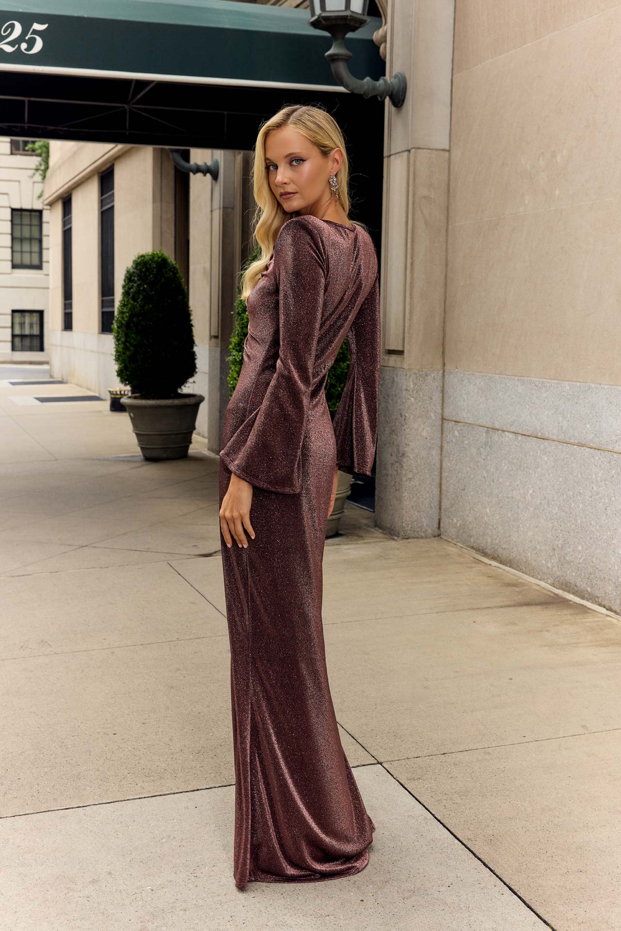 Serena Copper Dress