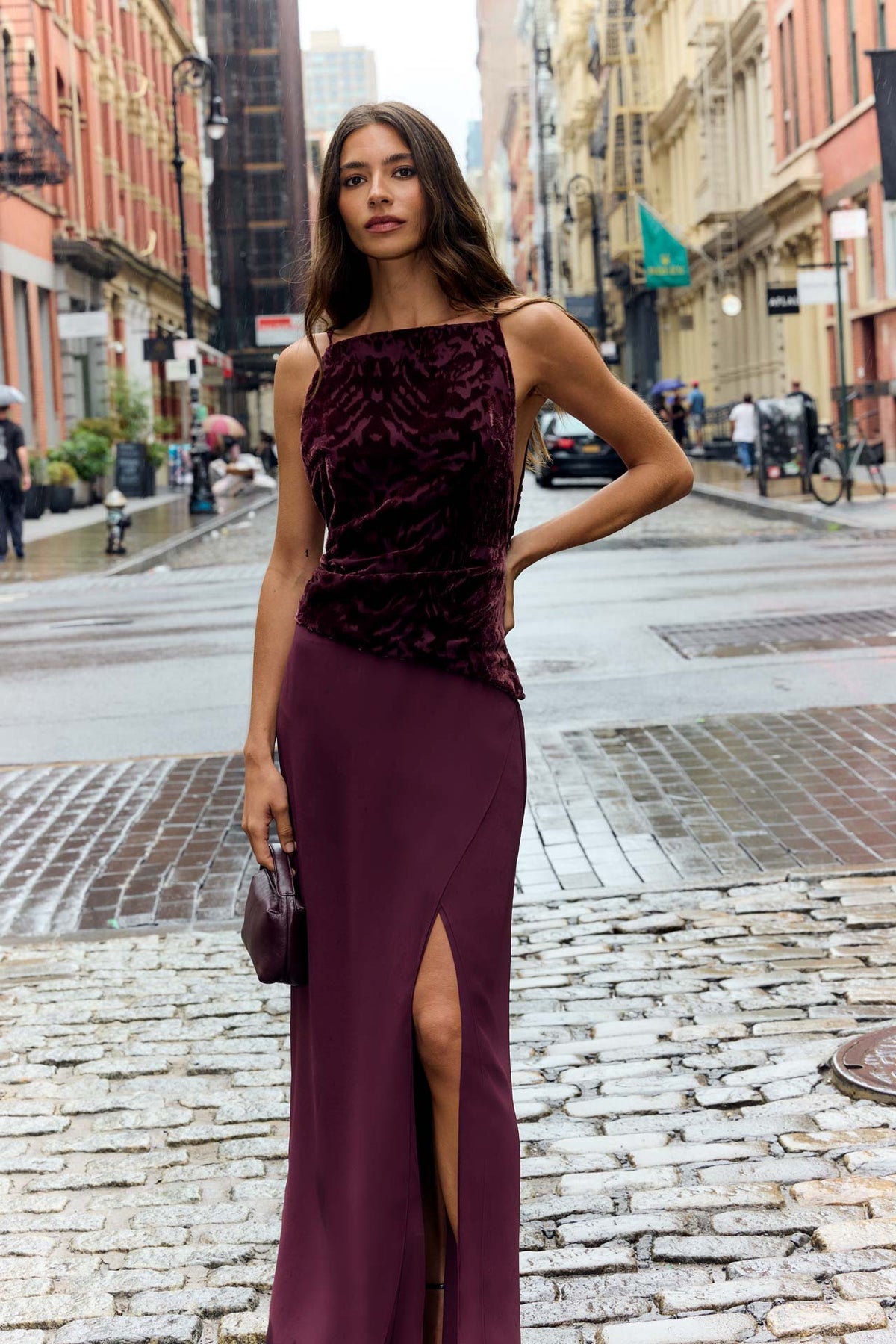 Vestido Tiffany Morado