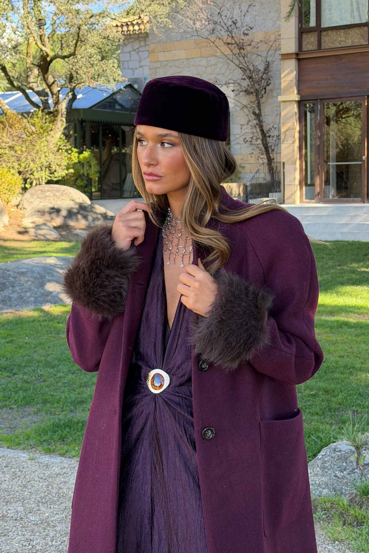 Cappotto Moscú Viola
