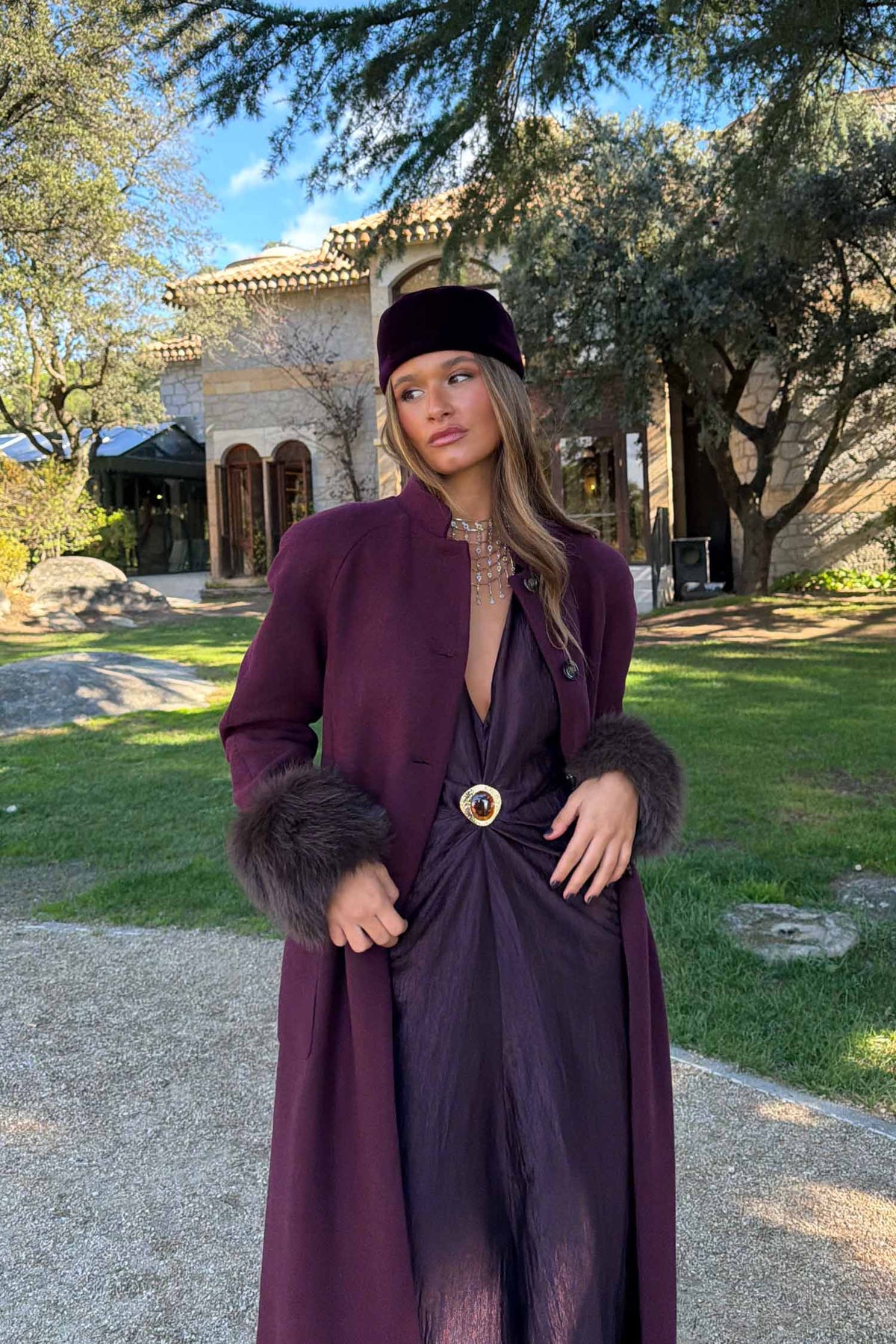 Cappotto Moscú Viola