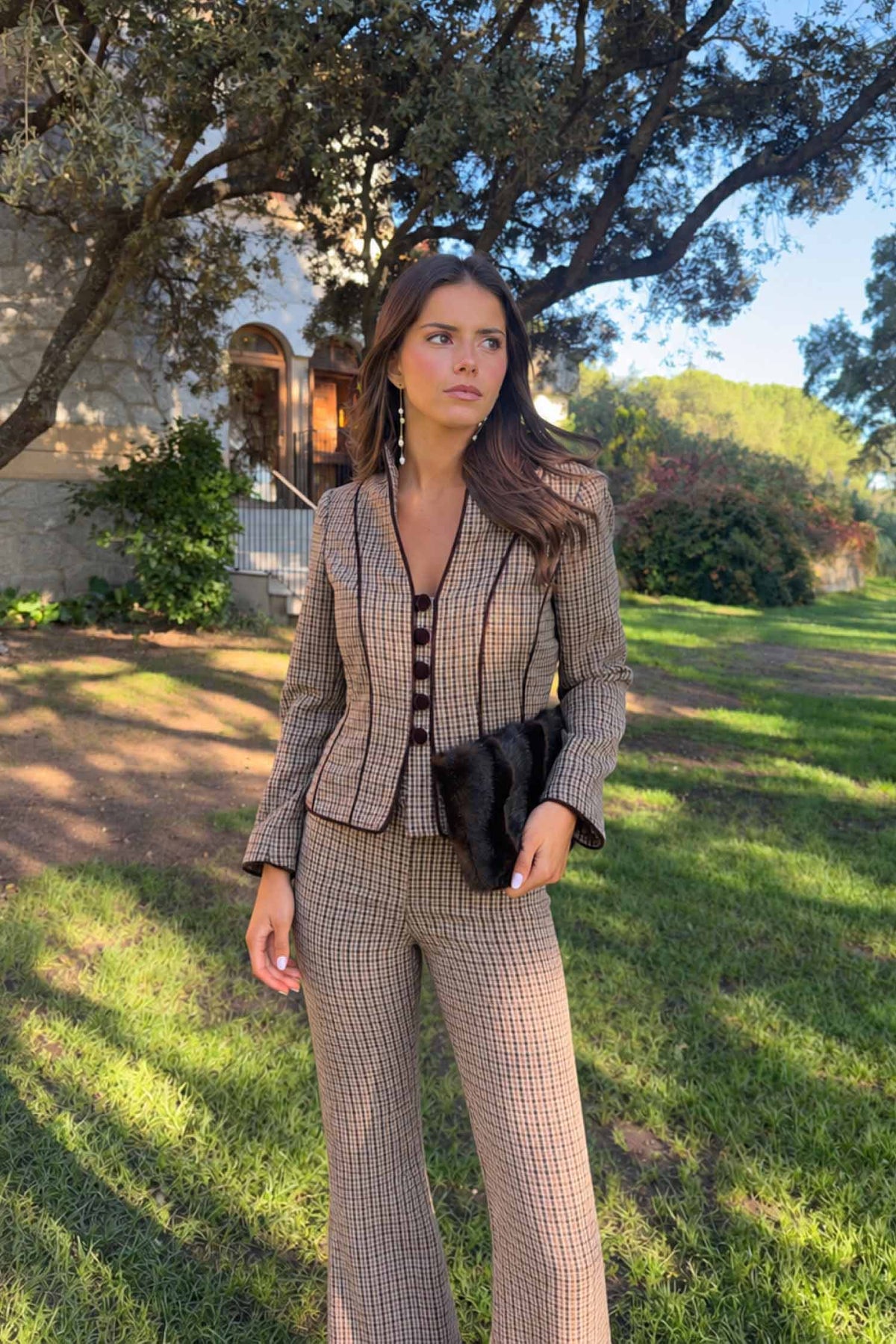 Blazer Anya Mayfer Marrone