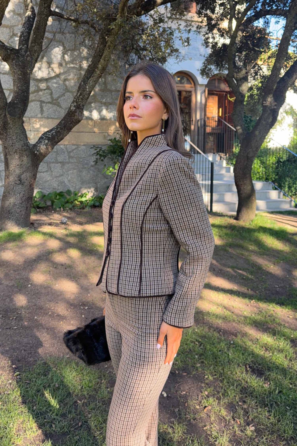 Blazer Anya Mayfer Marrone