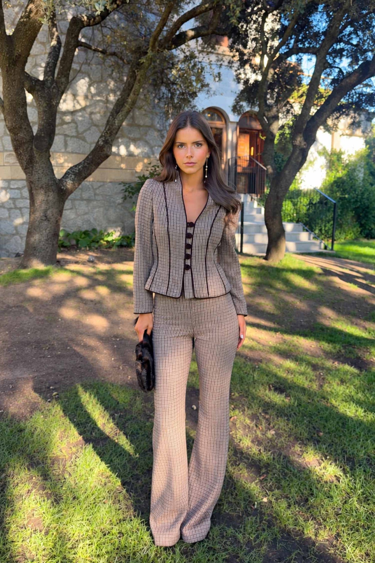 Pantaloni Anya Mayfer Marrone