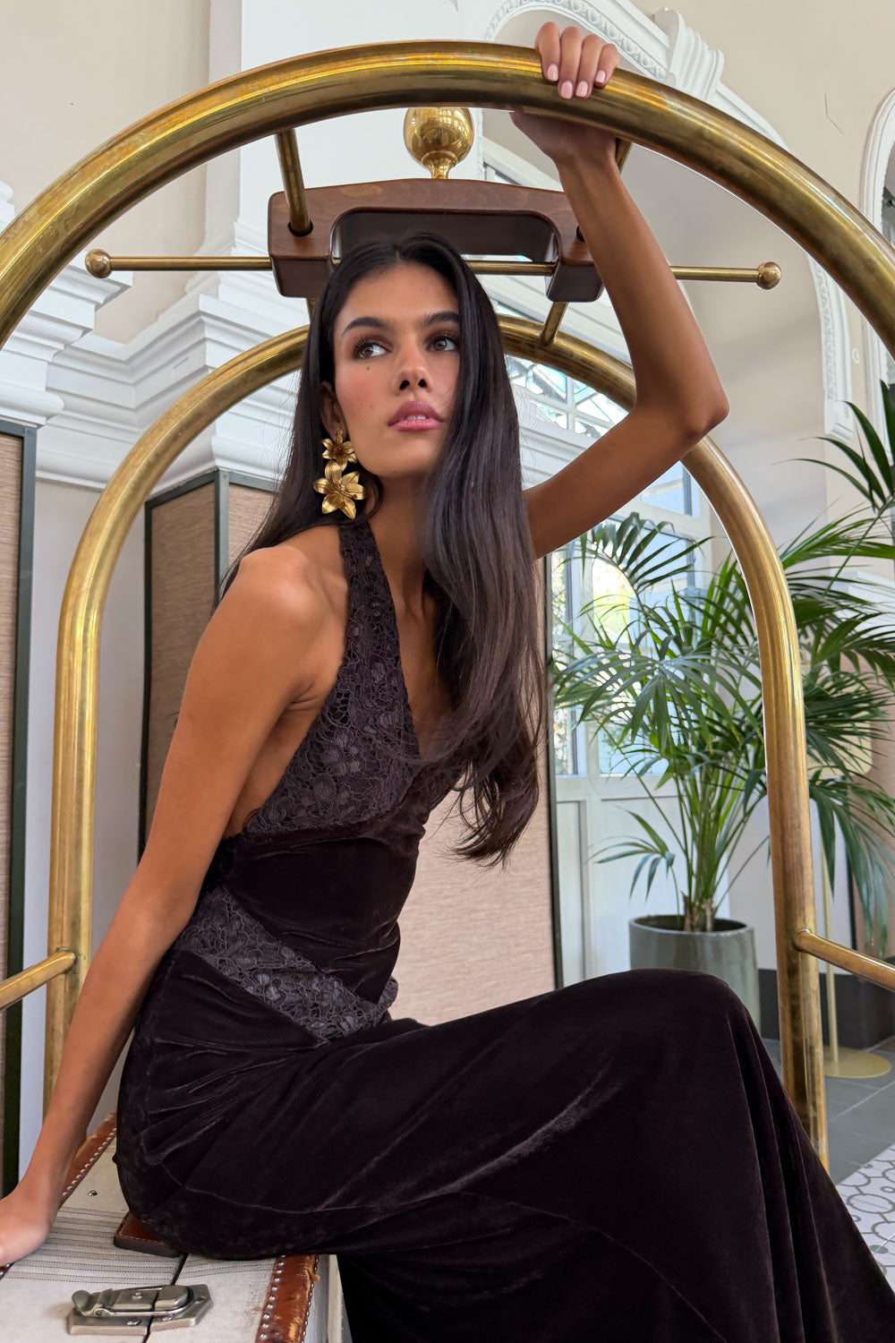 Vestido Agatha Chocolate