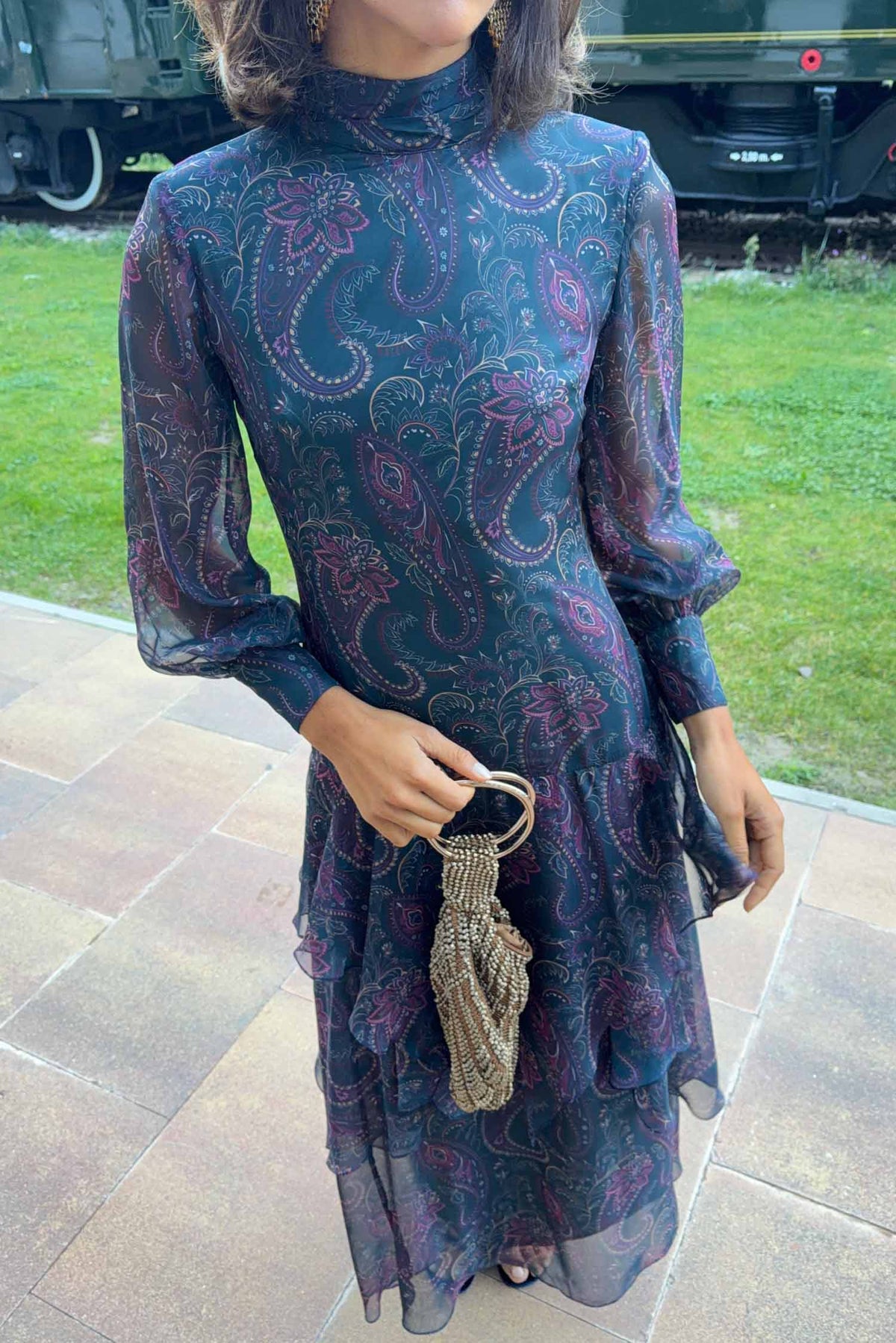 Abito Estambul Cashmere Verde Scuro