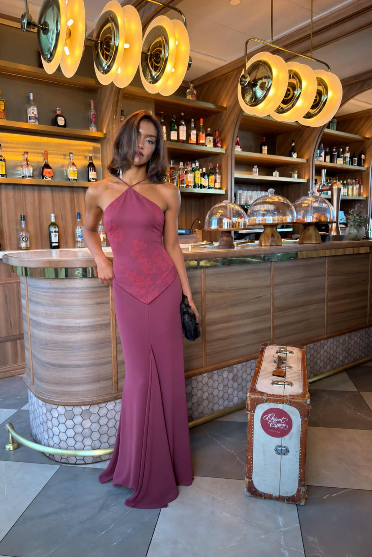Vestido Irina Ipé Granate