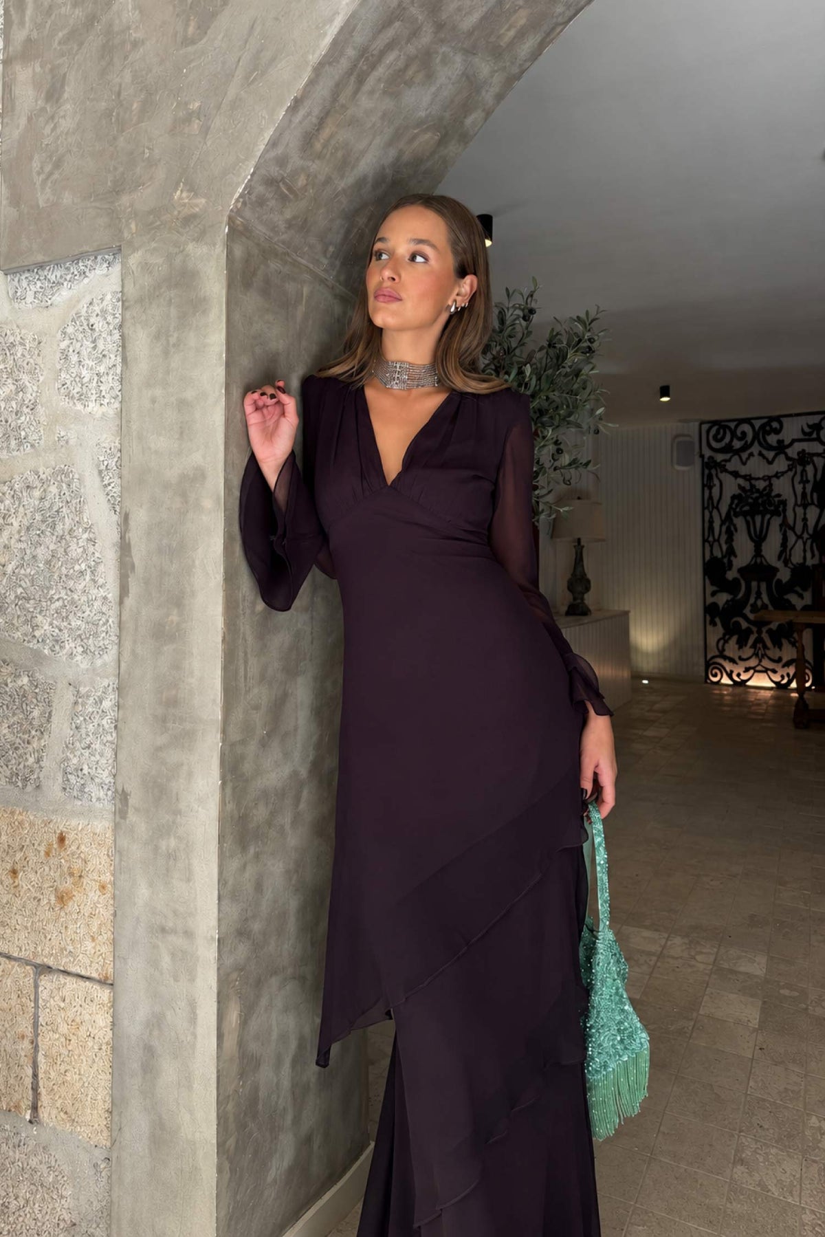 Abito Katia Melanzana