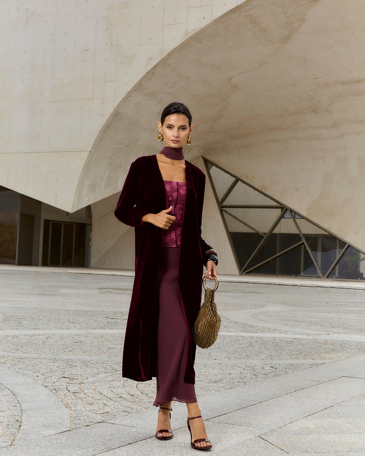 Manteau Venus Bordeaux