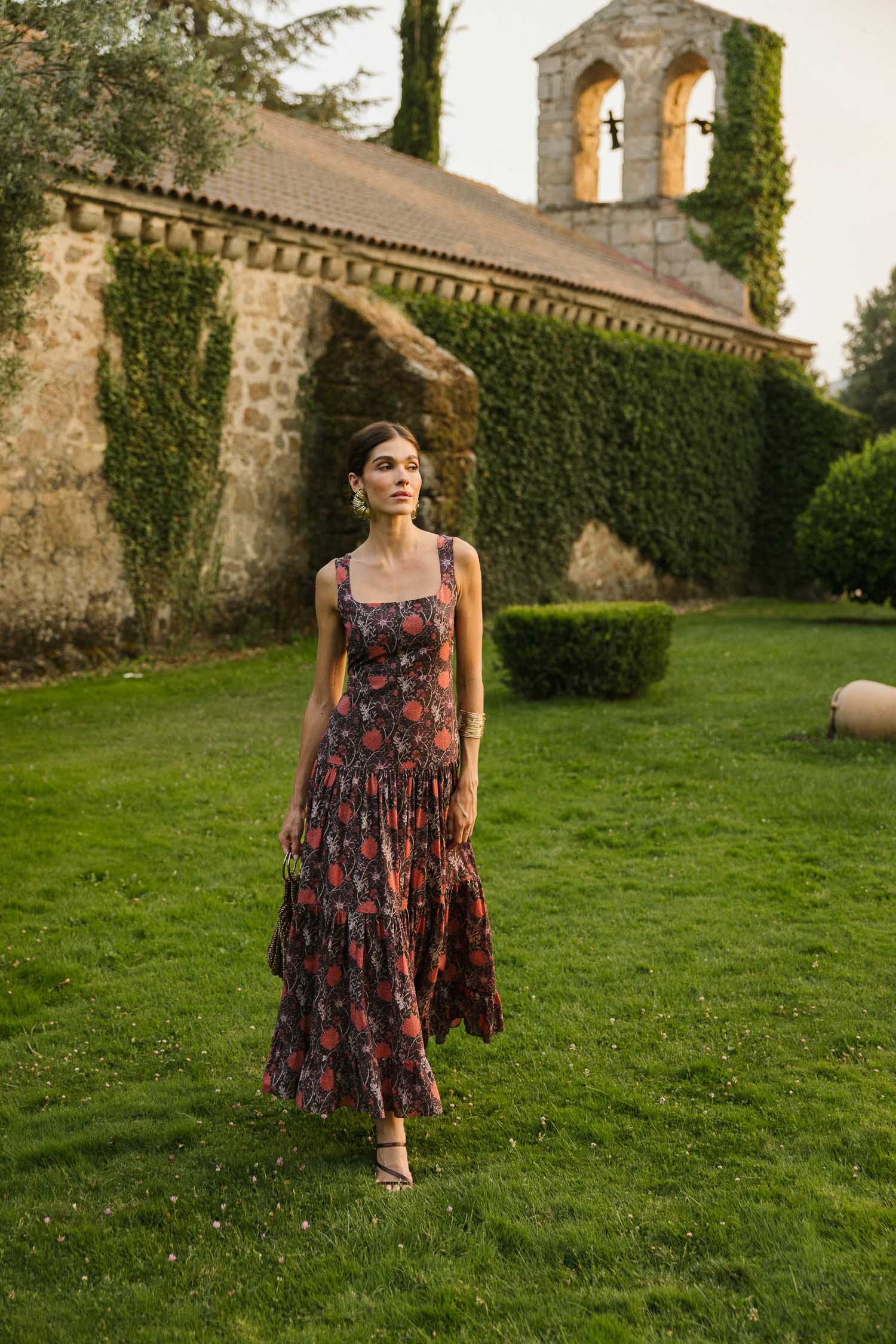 Vestido Carlota Verbena Marrón