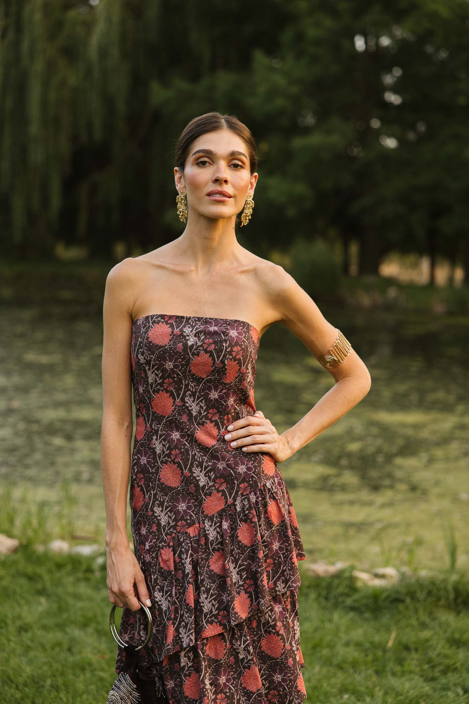Vestido Tana Verbena Marrón