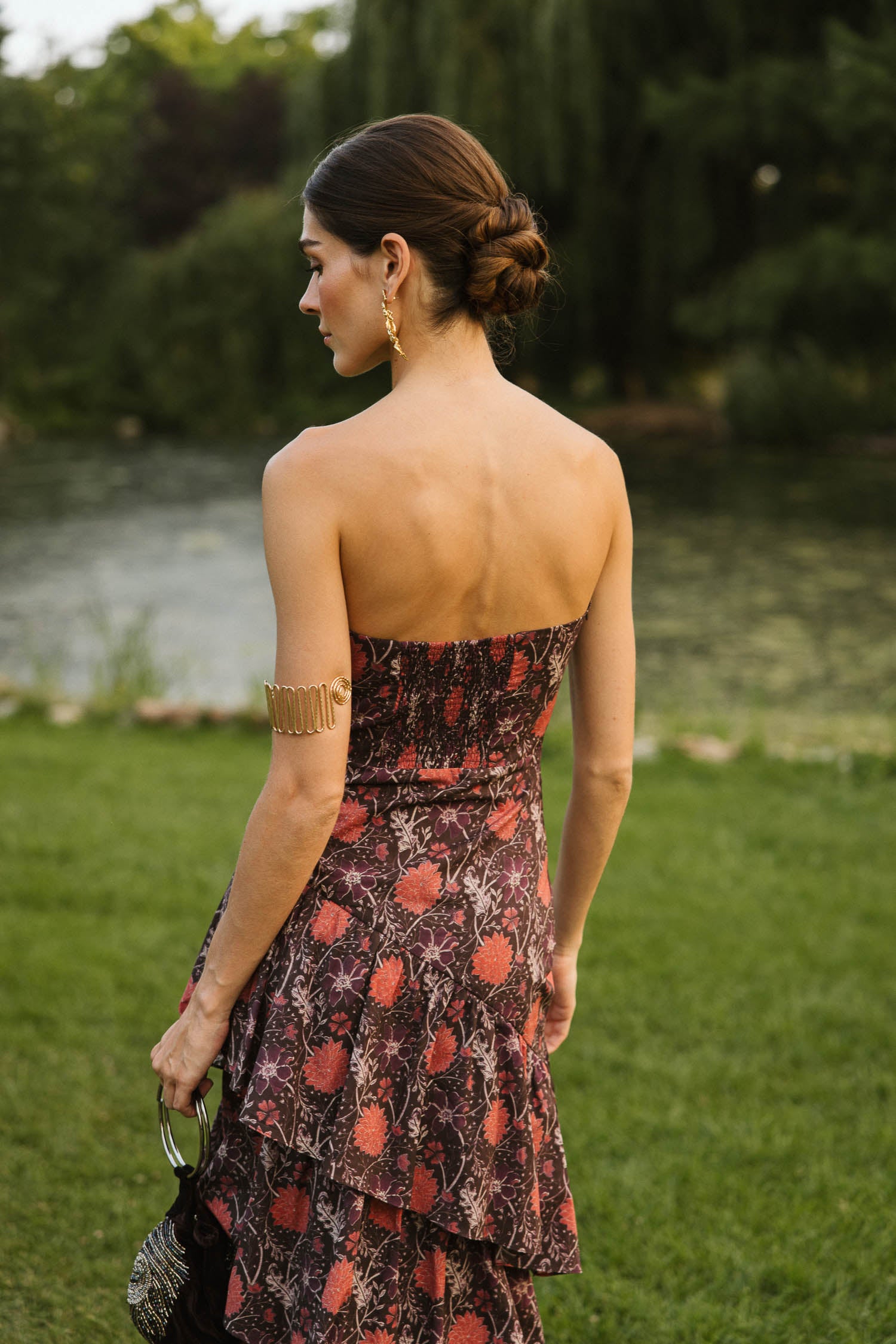 Vestido Tana Verbena Marrón