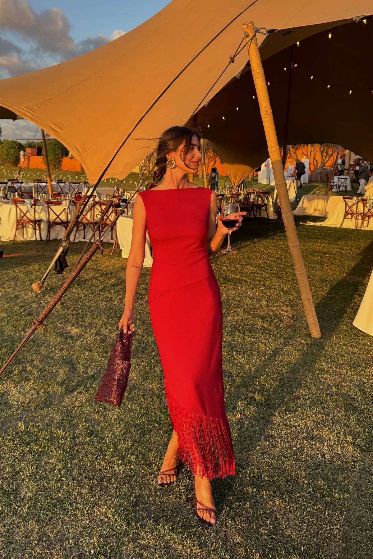 Vestido Mery Rojo