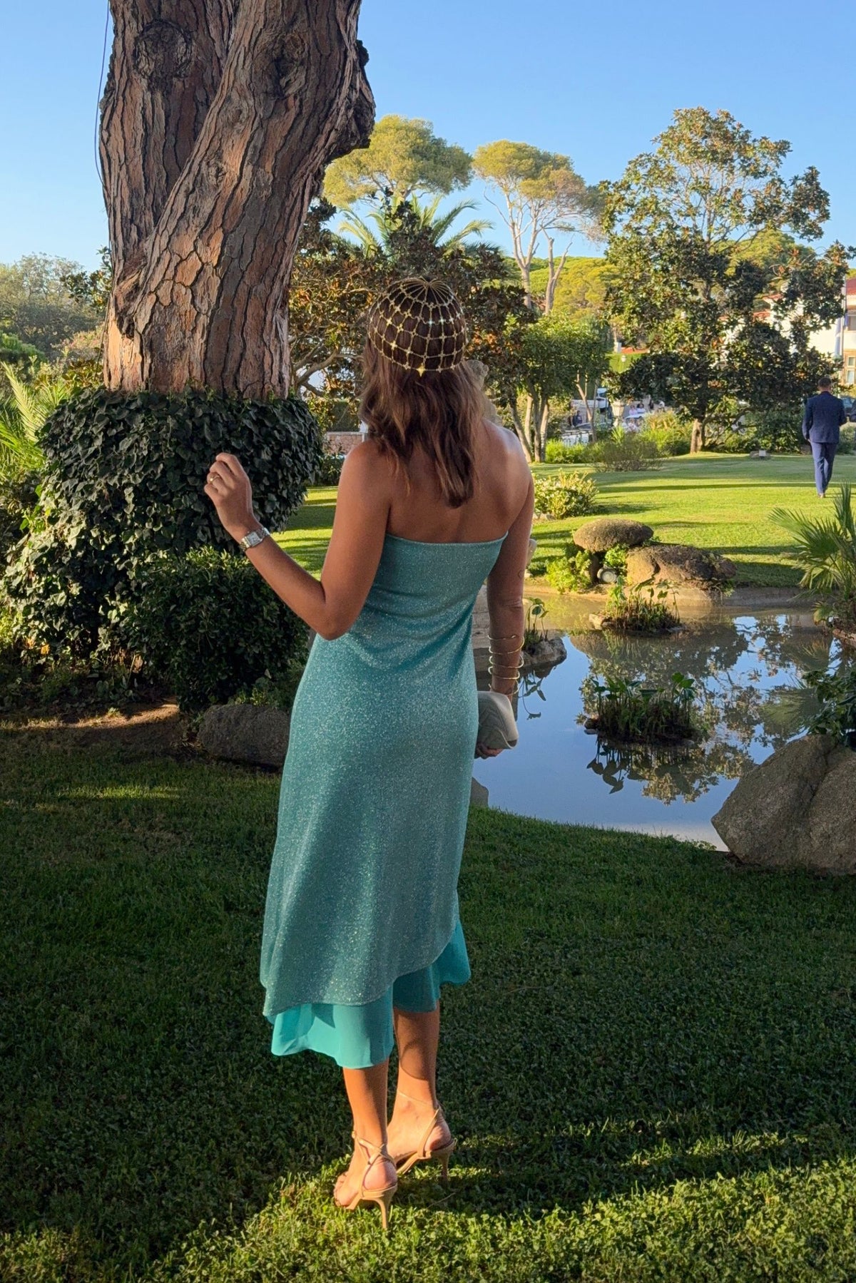 Vestido Susana Turquesa
