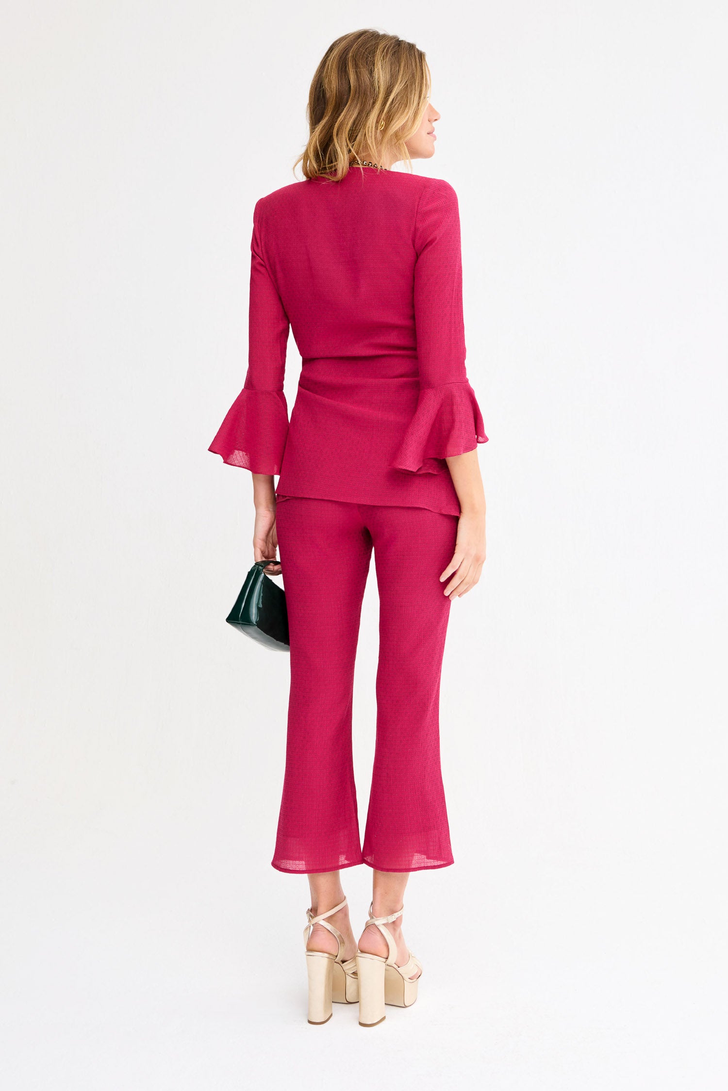 Agatha Burgundy Blazer