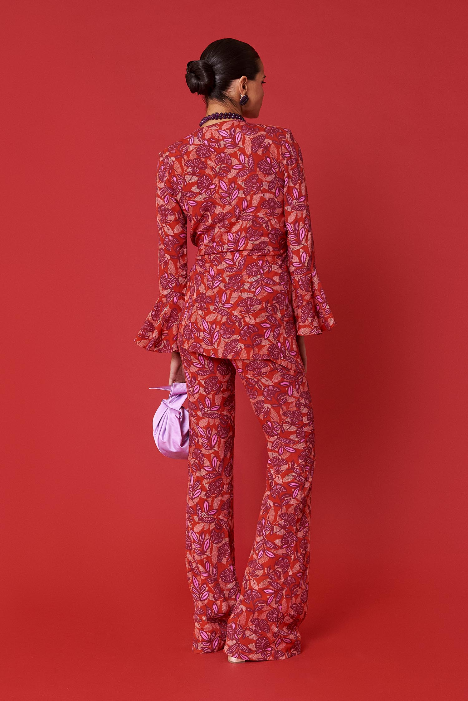 Pantalón Agatha Manila coral