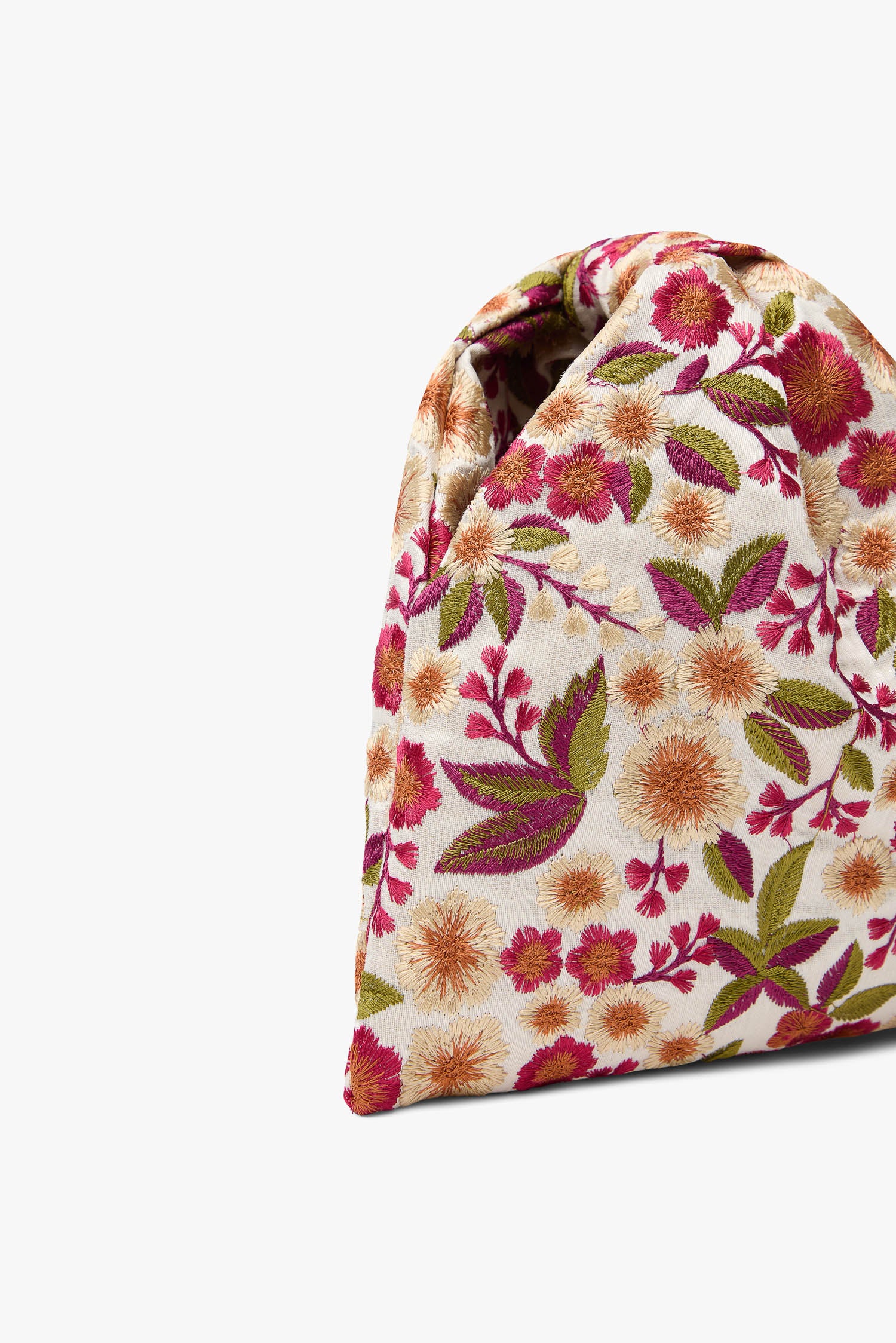 Bolso Ámbar Pettite Flores Marfil