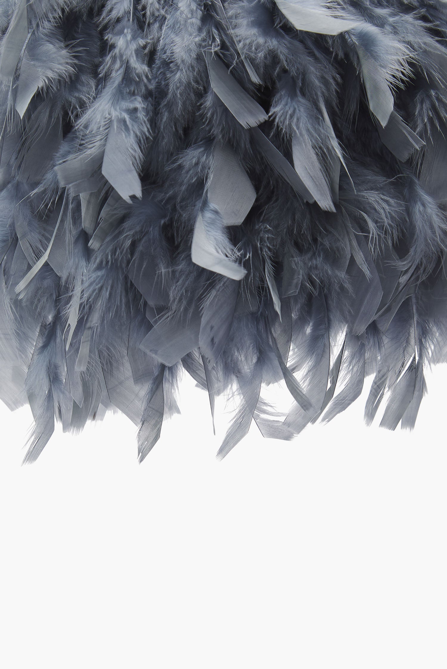 Bolso Bruna Plumas Antracita