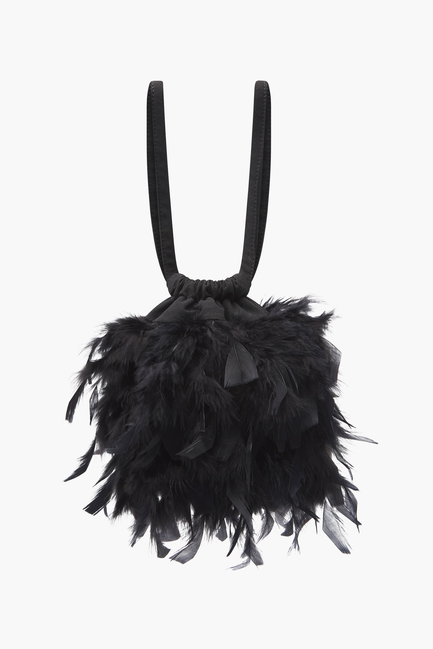 Bolso Bruna Plumas Negro