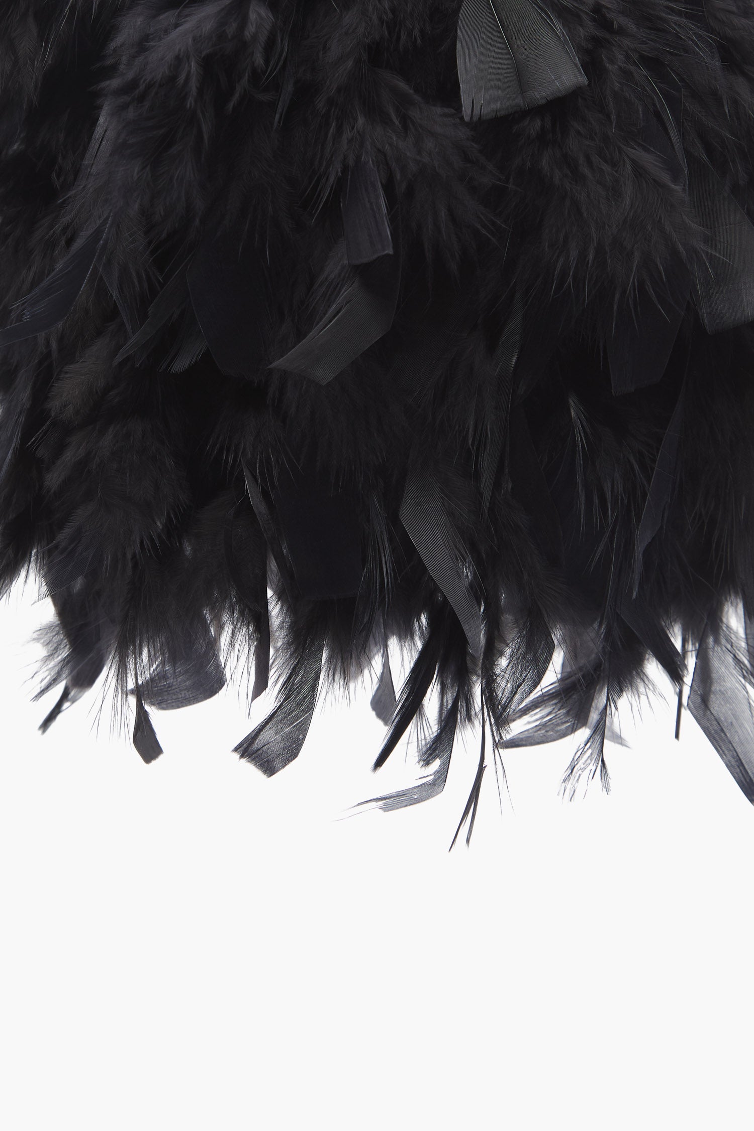 Bolso Bruna Plumas Negro