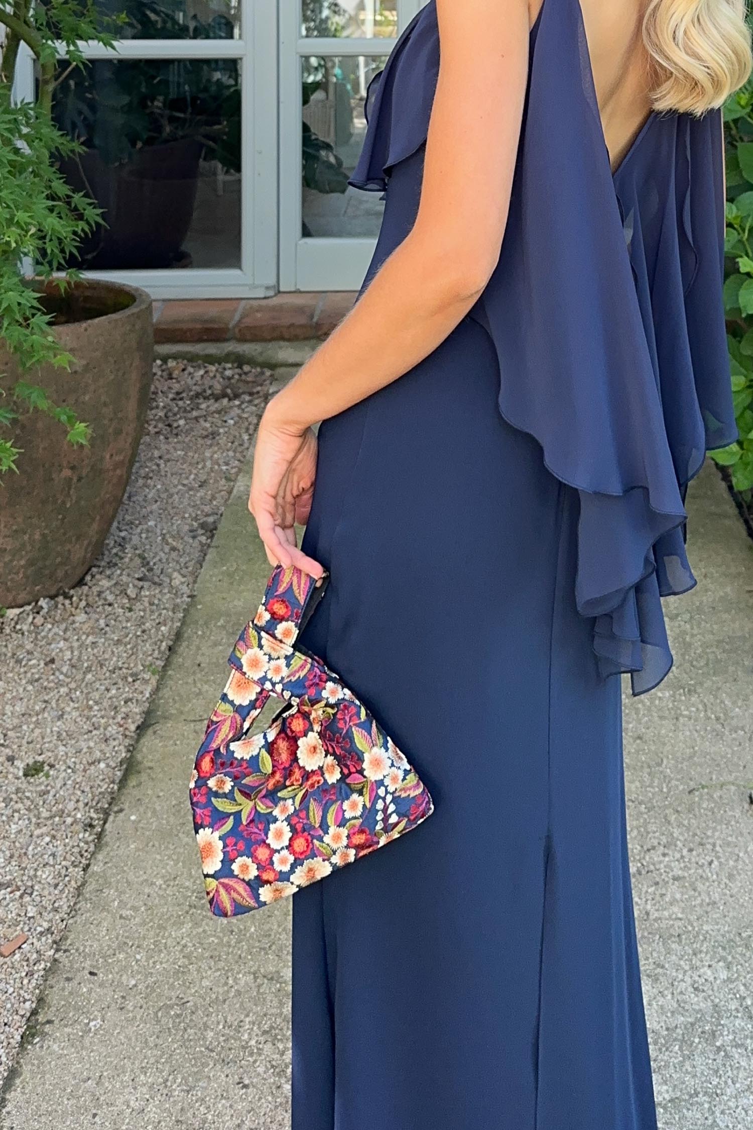 Bolso Ópalo Flores Marino