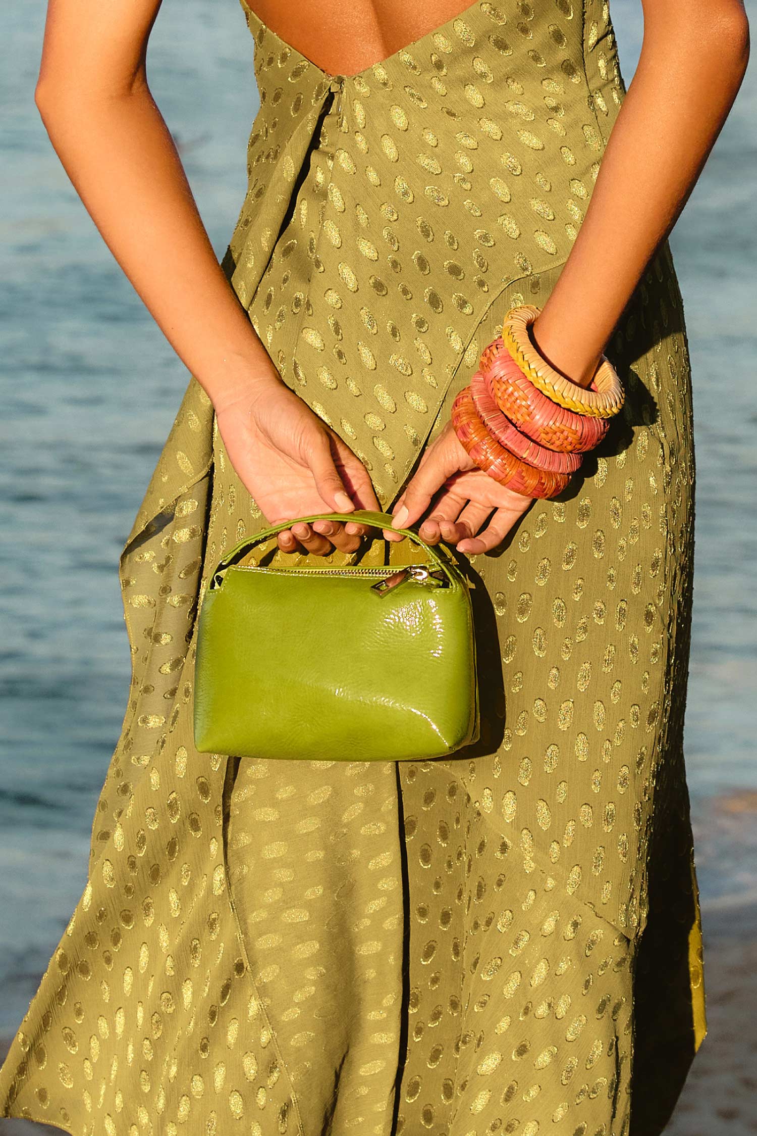 Bolso Sonora Aceite Charol