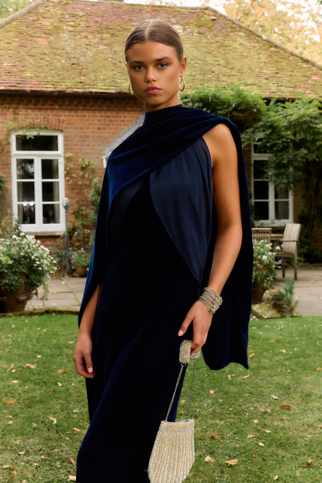 Lia Shawl Navy