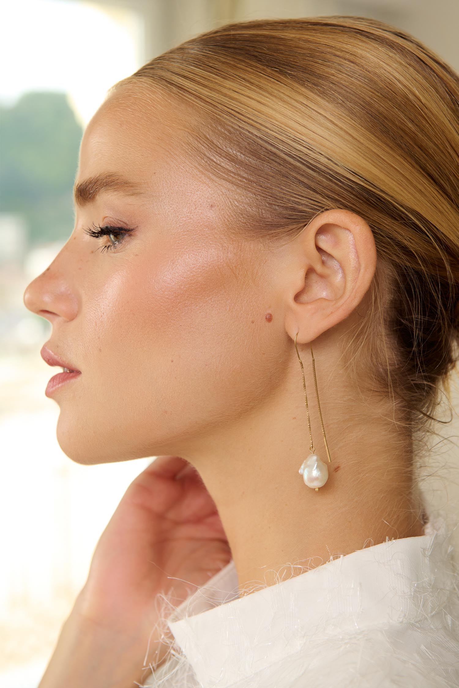 Pendientes Pearl Blanco de Malababa