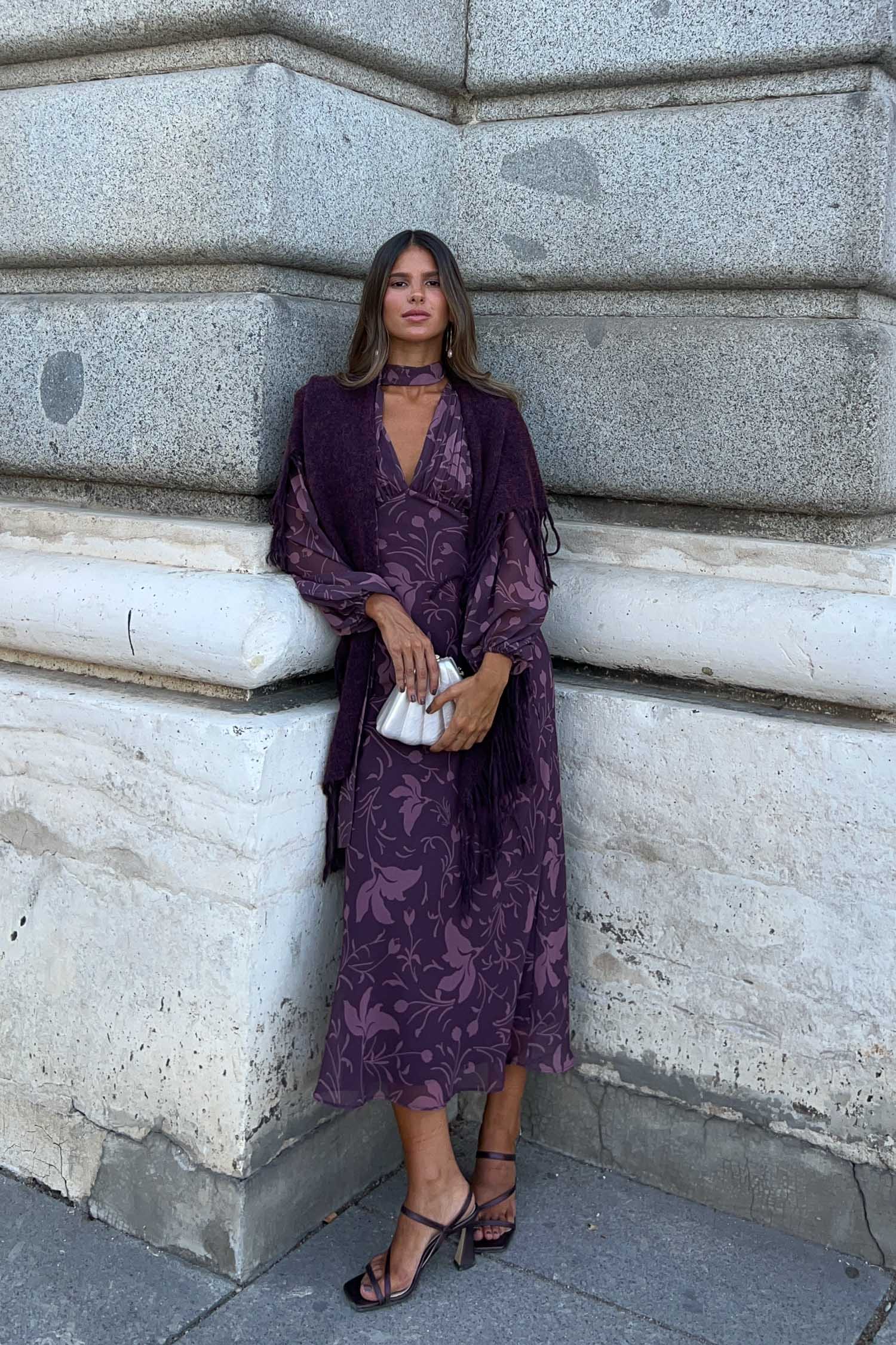 Vestido Nabuco Florisse Morado