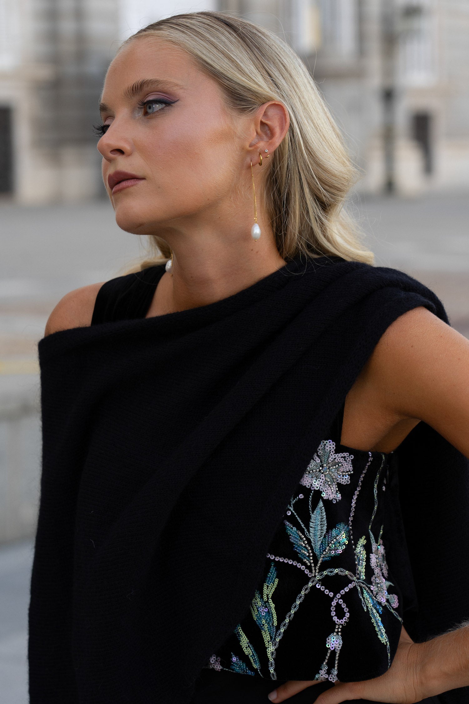 Poncho Inaya Negro