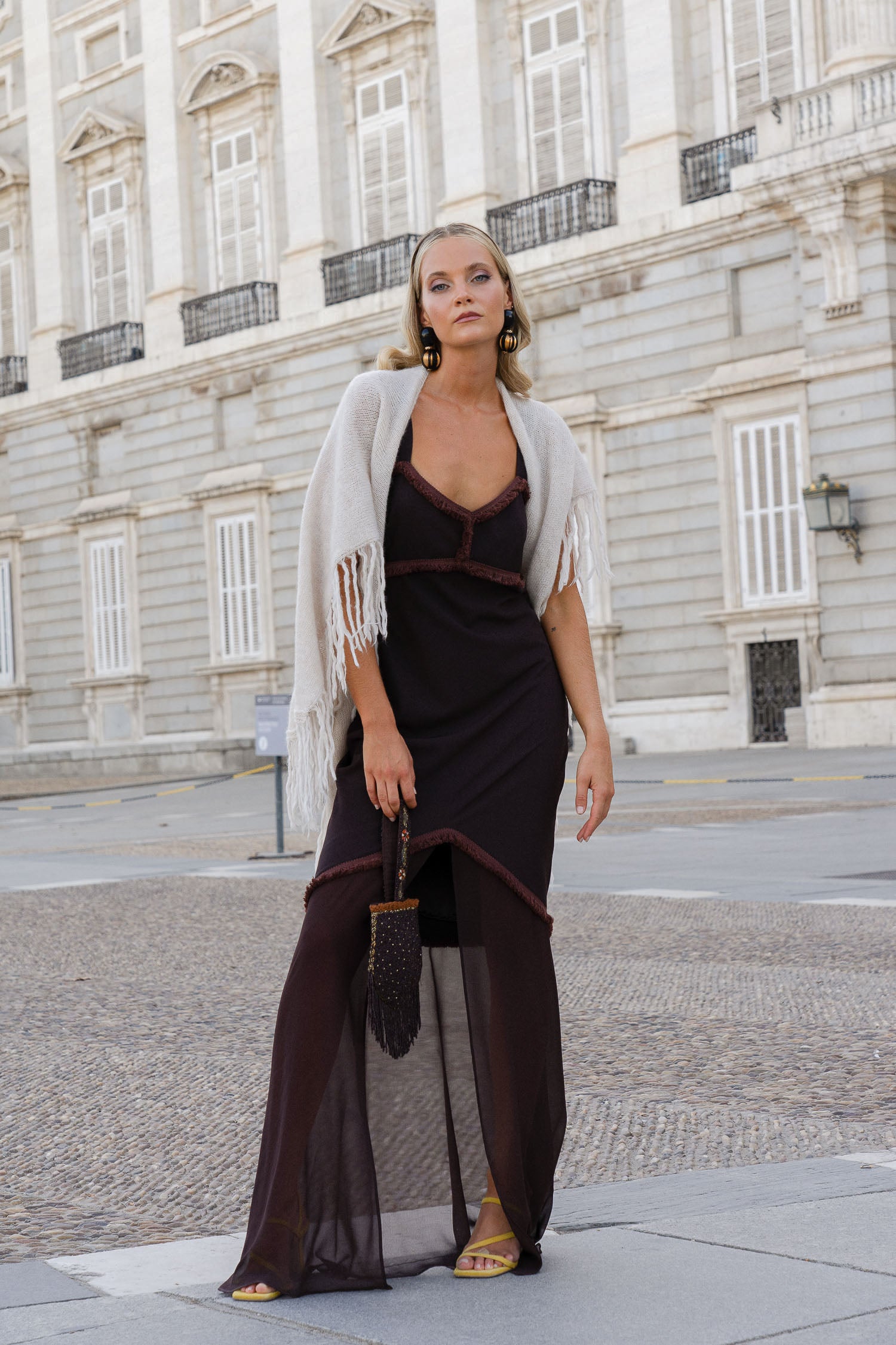 Poncho Mara Off-White