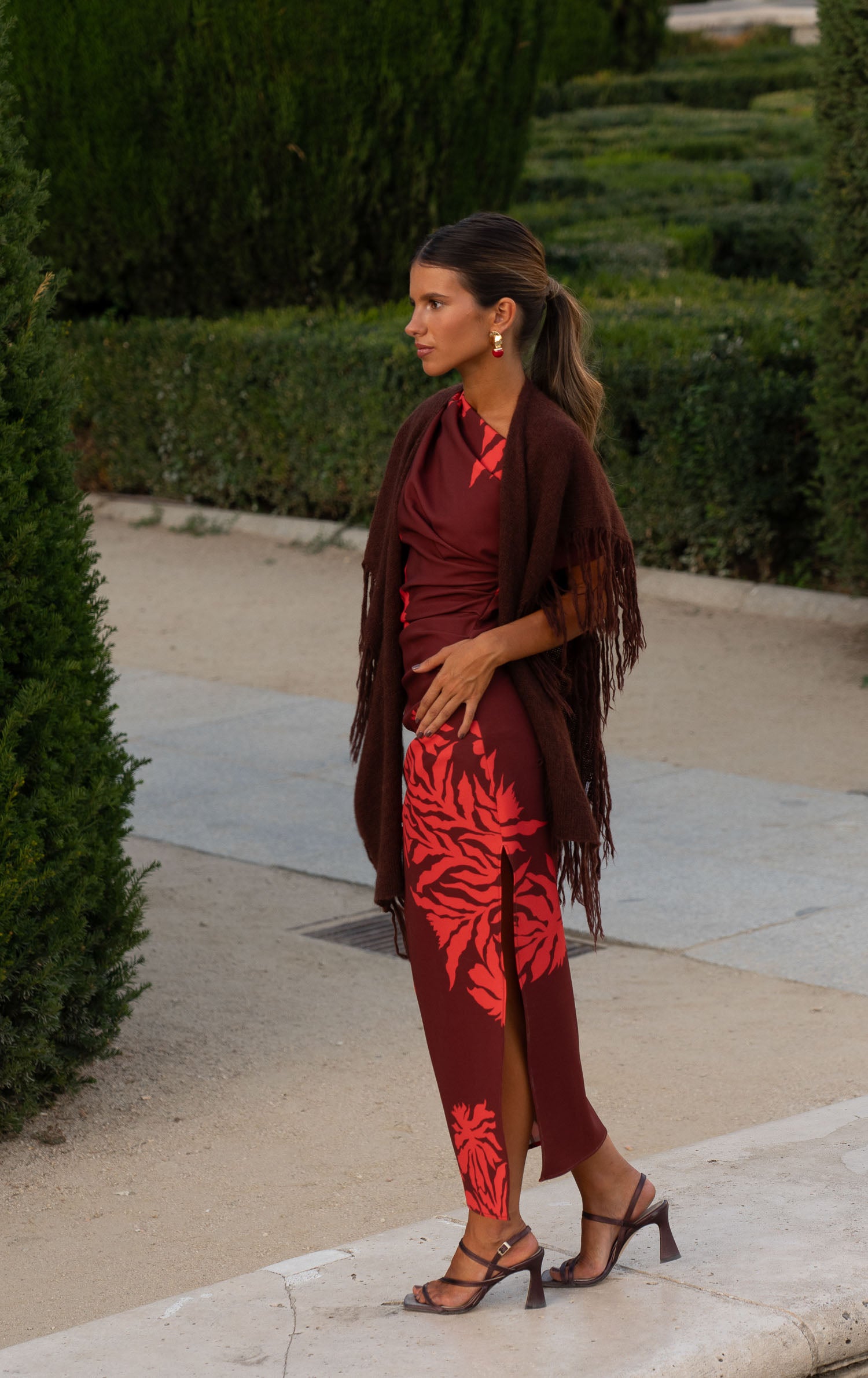 Poncho Mara Marron