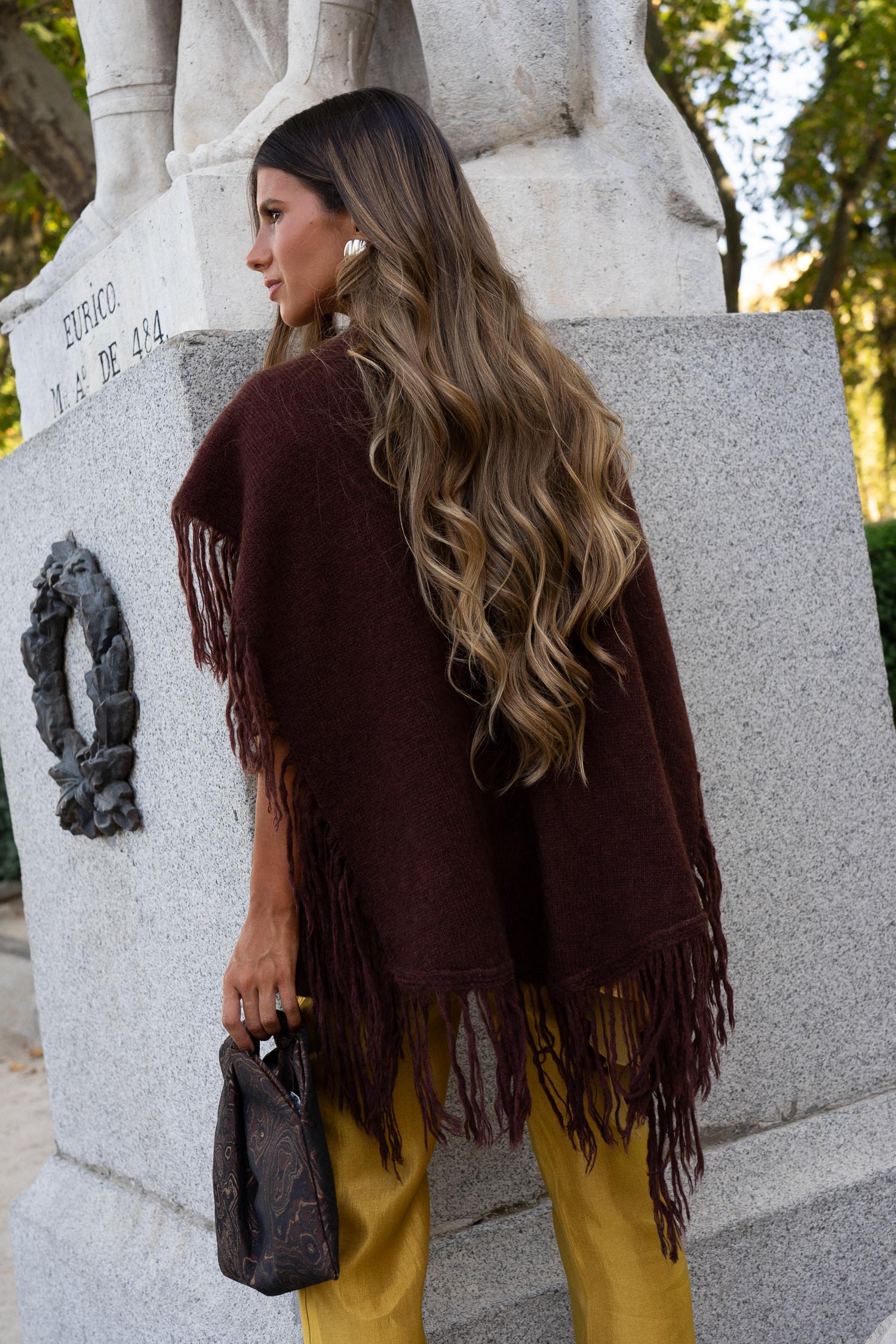 Poncho Mara Marron