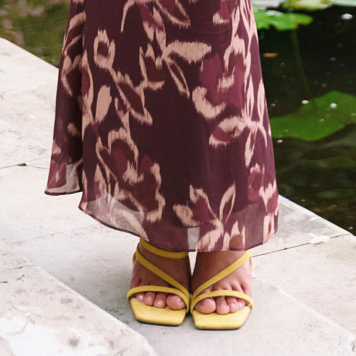 Regina Mustard Sandals
