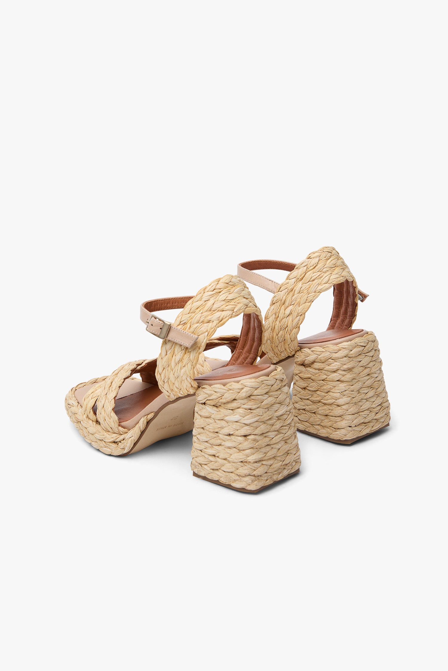 Sandales Dalia Rafia Écru