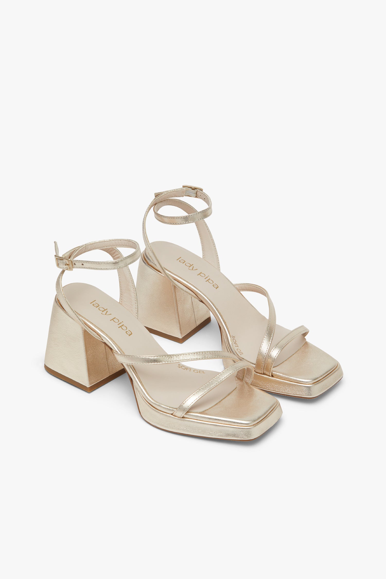 Isabella Gold Sandals