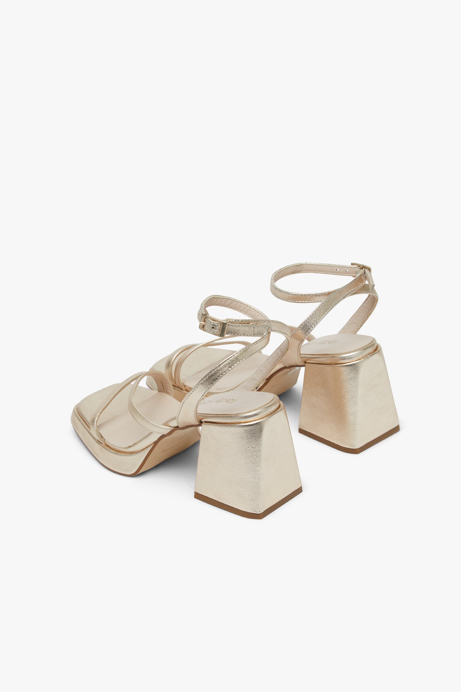 Isabella Gold Sandals