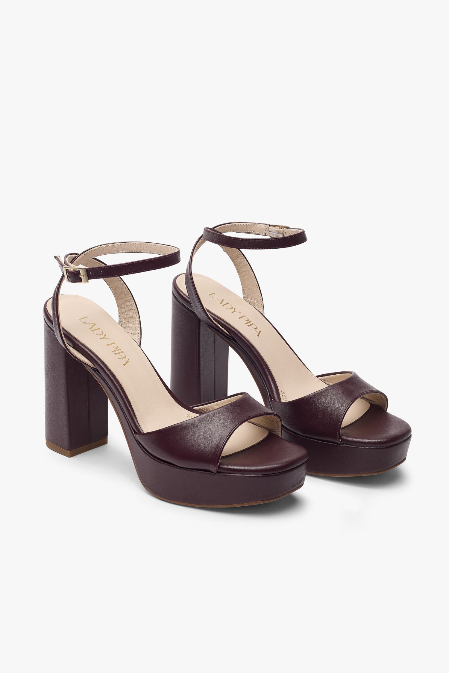Sandales Laia Aubergine