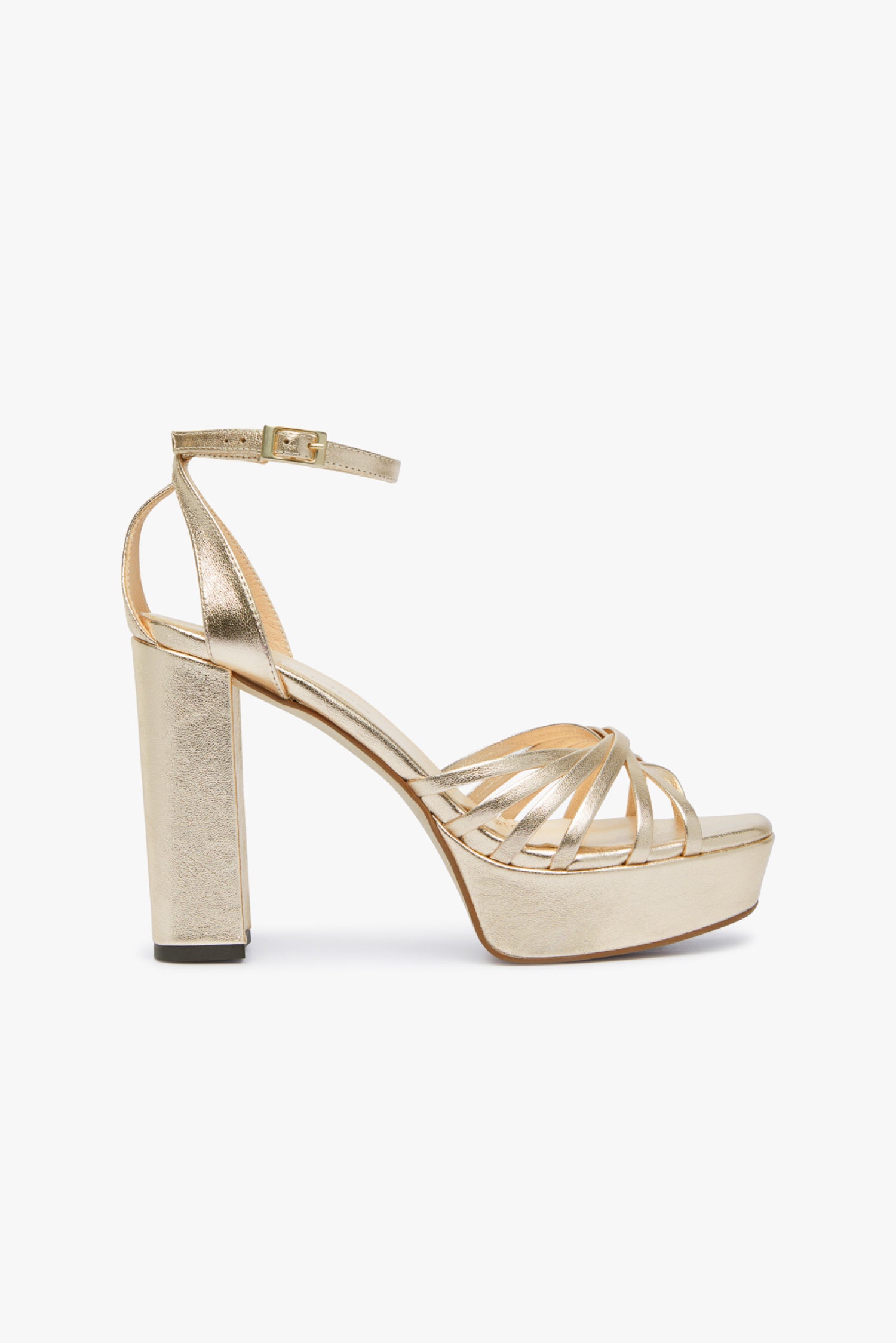 Graciela Gold Sandals