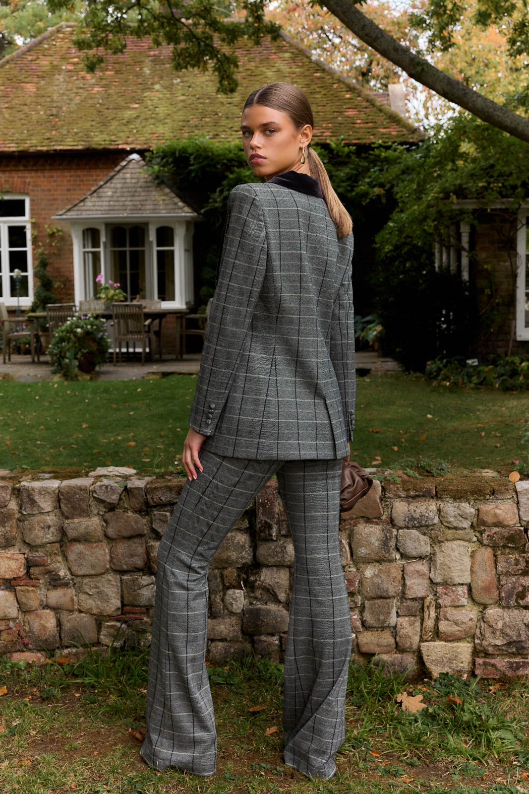 Pantalon Diana Plaid